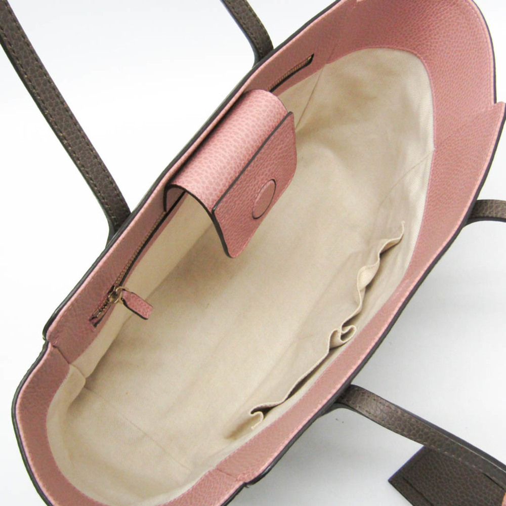 GUCCI Authentic Pink Leather Tote Bag - Picture 4 of 12